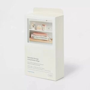 Large 3pc Compression Bags Clear - Brightroom™: Vacuum Seal Storage for Clothes